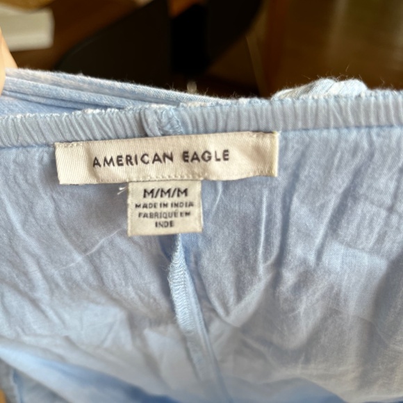 American Eagle Plaid Tie Back Mini Dress - Picture 6 of 6